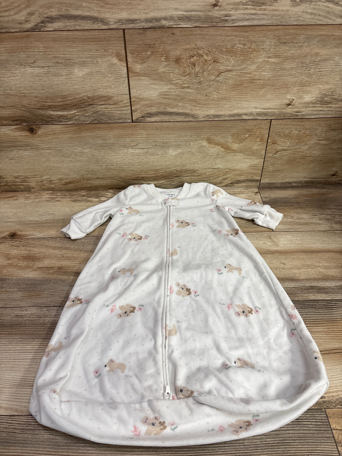 Carter's Blanket Sleep Sack White sz 3-6m