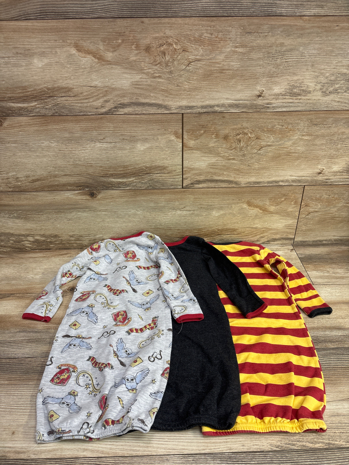Harry Potter 3pk Sleep Gowns Grey sz 0-6m