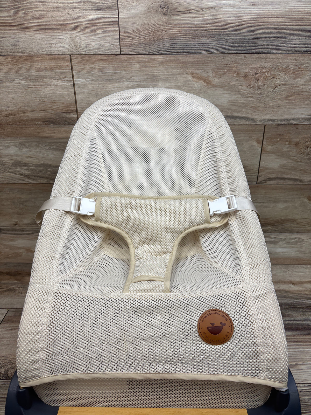 ANGELBLISS Portable Baby Bouncer Beige
