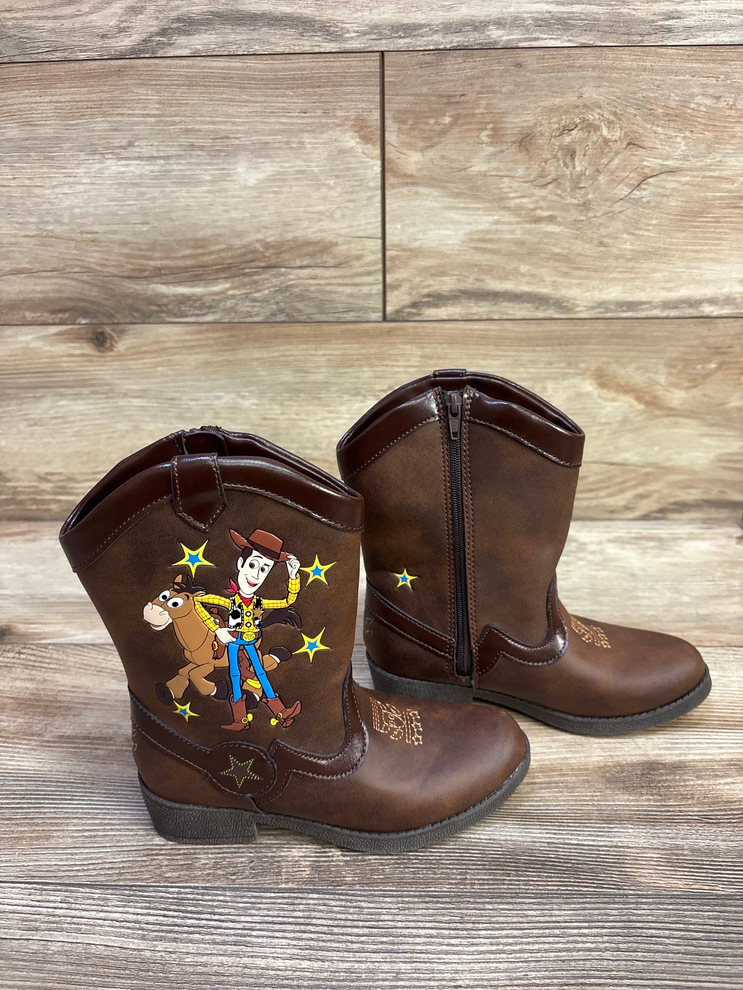 Toy Story Woody Western Boots Brown sz 12c