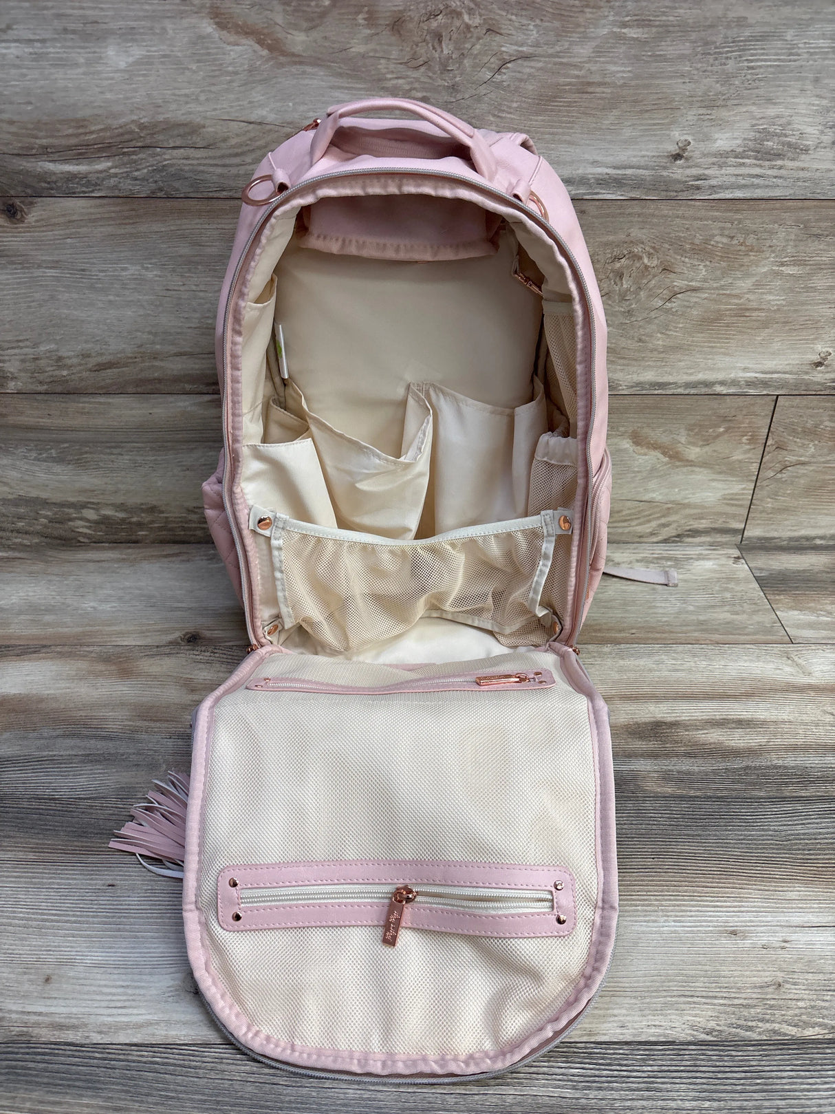 Itzy Ritzy Boss Backpack Diaper Bag - Blush Crush