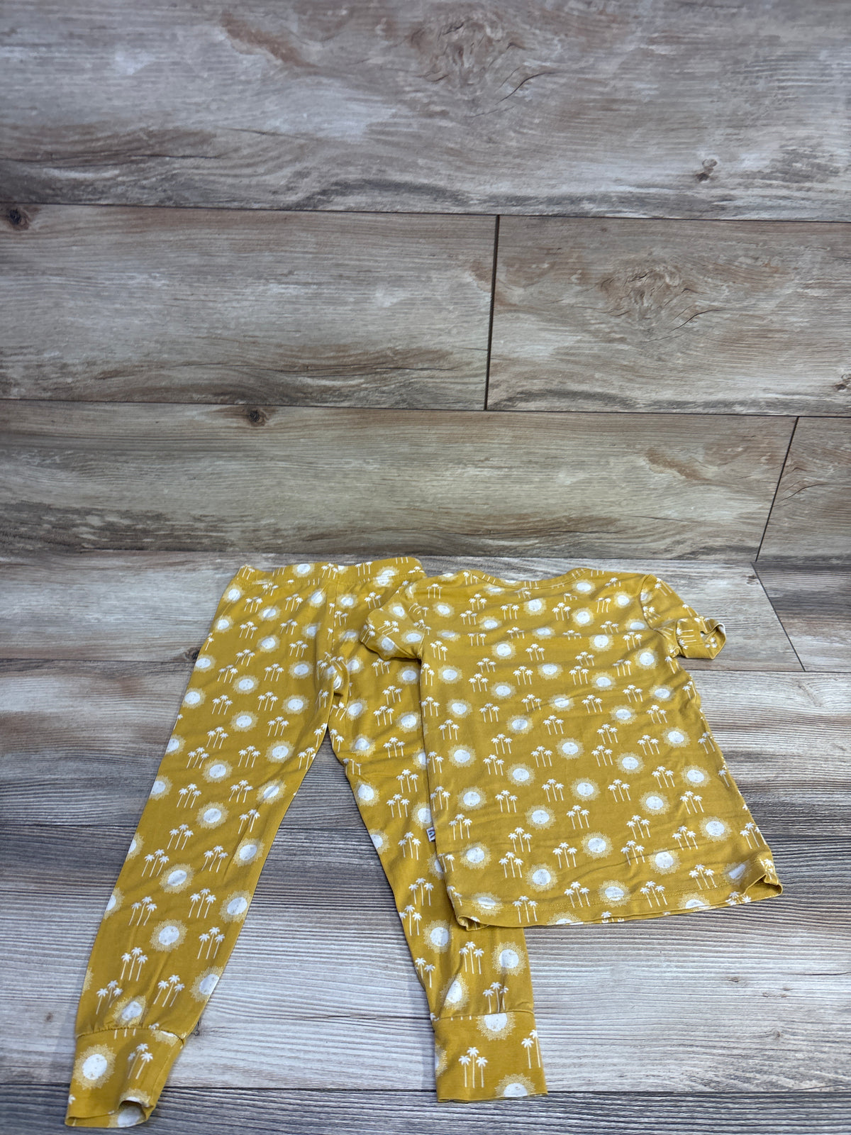 Emerson & Friends 2pc Sunny Days Bamboo Pajama Set Yellow sz 2T
