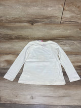 NEW Disney Junior Merry & Cute Long Sleeve Shirt Ivory sz 4T