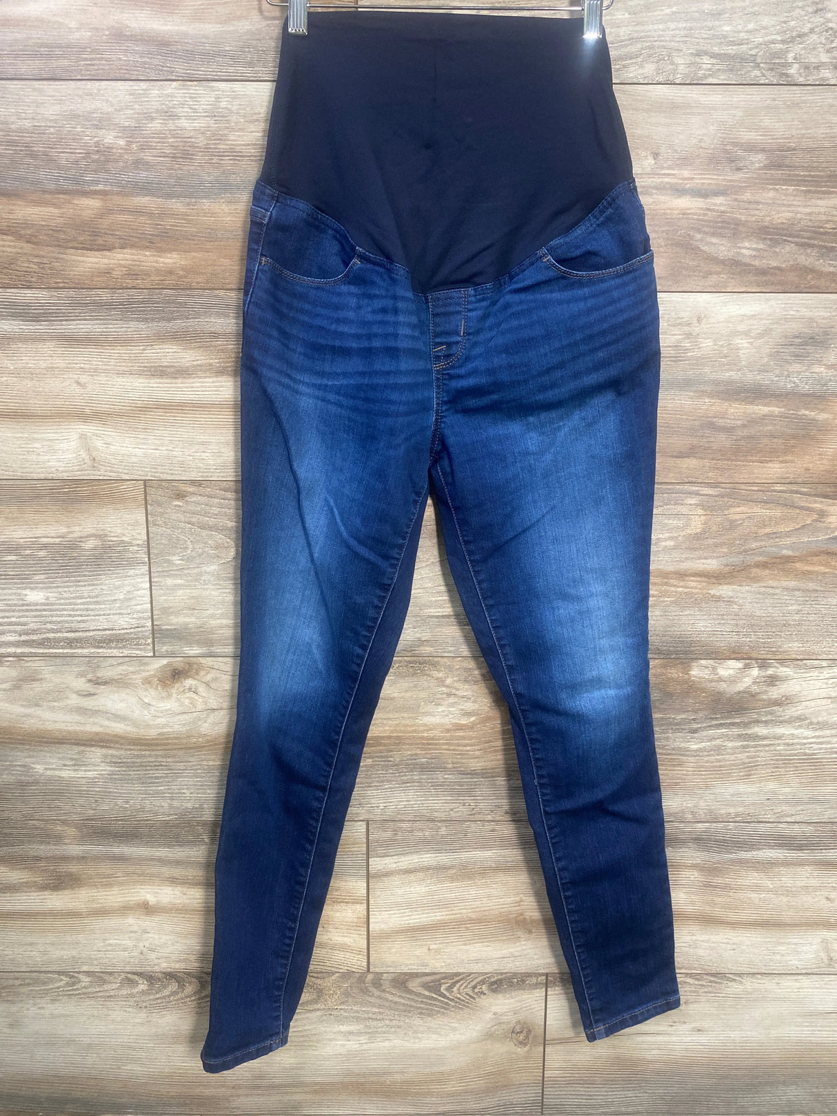 Isabel Maternity Crossover Panel Skinny Jeans Blue sz Small