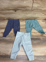 Cloud Island 3pk Pull On Pants Light Blue sz 3-6m