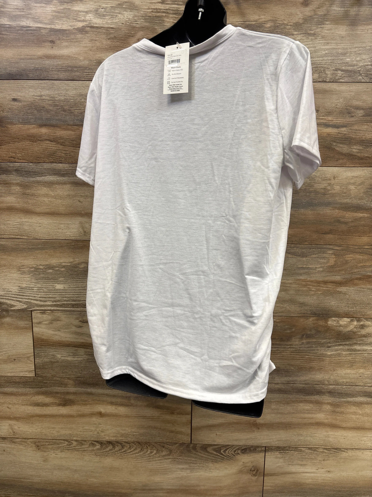 NEW Maternity Baby First Christmas On The Inside Shirt White sz XXL