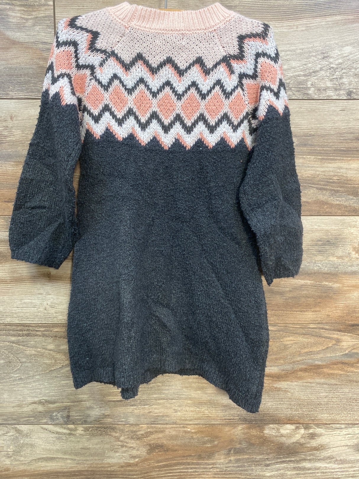 Cat & Jack Chunky Knit Sweater Dress Grey sz 4T