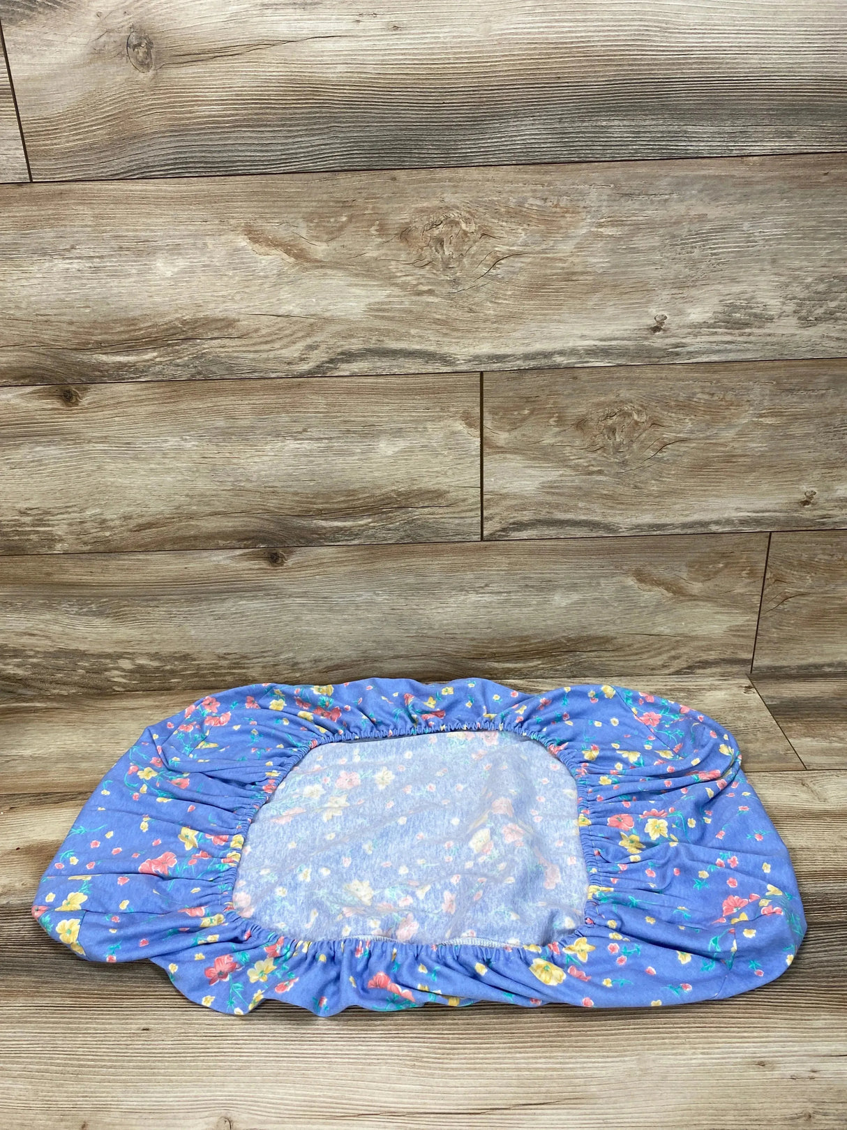 Changing Pad Cover Blue Floral Patter