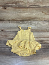 Modern Moments Knit Skirted Bubble Romper Yellow sz 0-3m