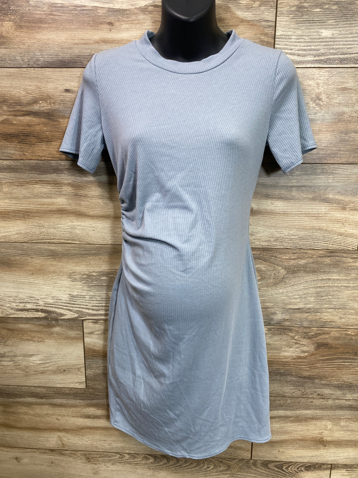 2 Hearts Maternity Ribbed Dress Blue sz Small