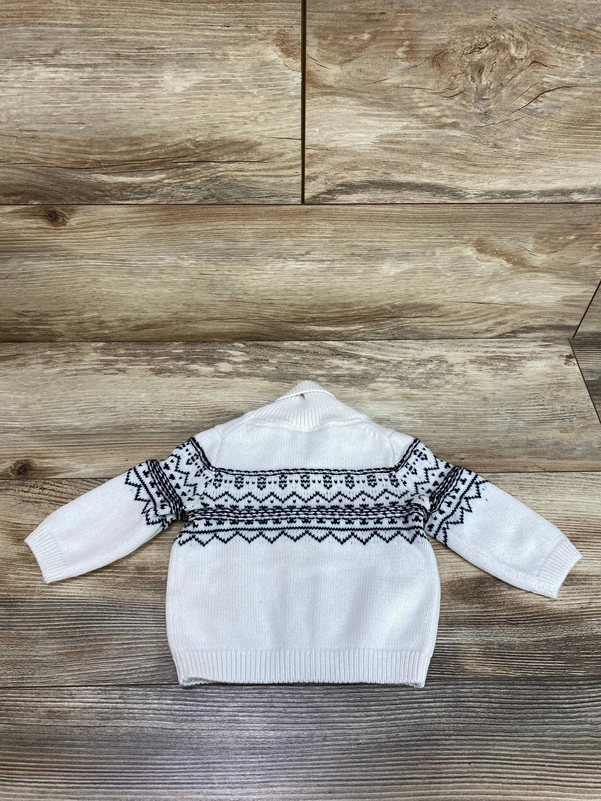 Janie & Jack Baby Fair Isle Cardigan in Cream and Sugar sz 3-6m