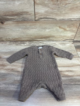 Little Planet Organic Cable Knit Jumpsuit Brown sz Newborn