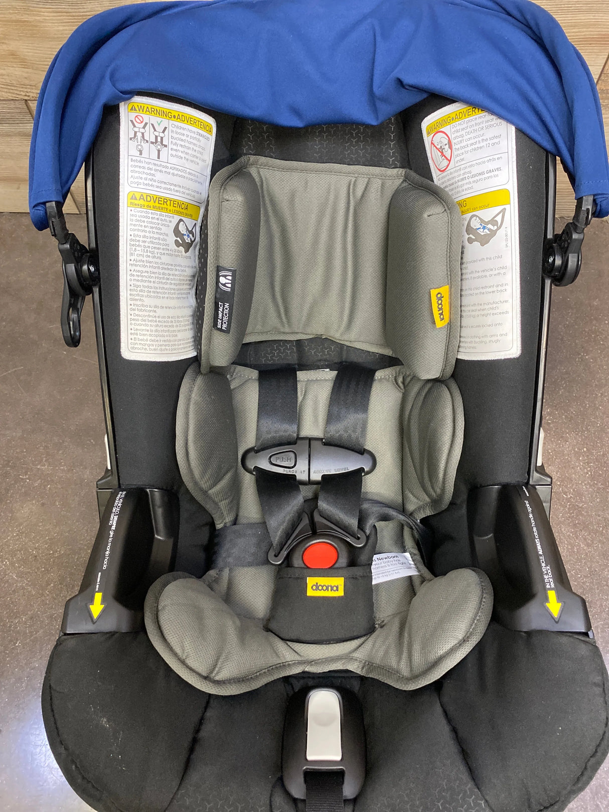 Doona Car Seat & Stroller, Royal Blue - All-in-One Travel System