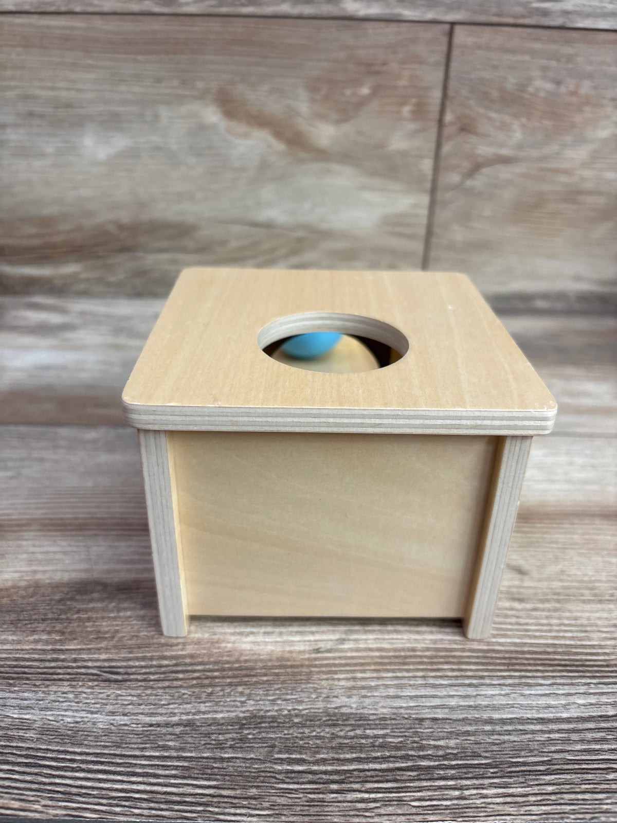 Adena Montessori Wooden Object Permanence Box