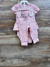 NEW Just One You 2pc Little Sister Skirted Bodysuit & Pants Set Pink sz 6m