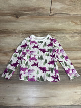 Old Navy Thermal Dinosaur Shirt White sz 5T