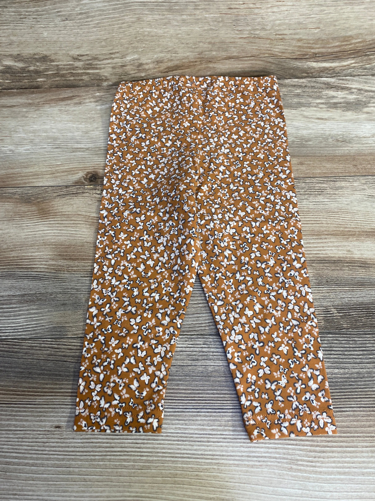 Carter's Butterfly Print Leggings Brown sz 24m