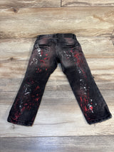 Jordan Craig Legacy Edition Paint Splatter Denim Jeans Black sz 3T