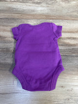 Stay Away Boys!... My Daddy Works Out Bodysuit Purple sz Newborn