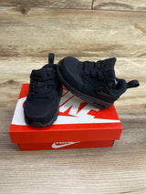 NEW Nike Air Max 1 EasyOn TD 'Triple Black' Sneakers sz 5c