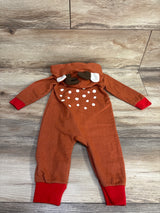 Cat & Jack Reindeer Hooded Coverall Brown sz 6-9m