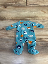 Carter's Animal Blanket Sleeper Blue sz Newborn