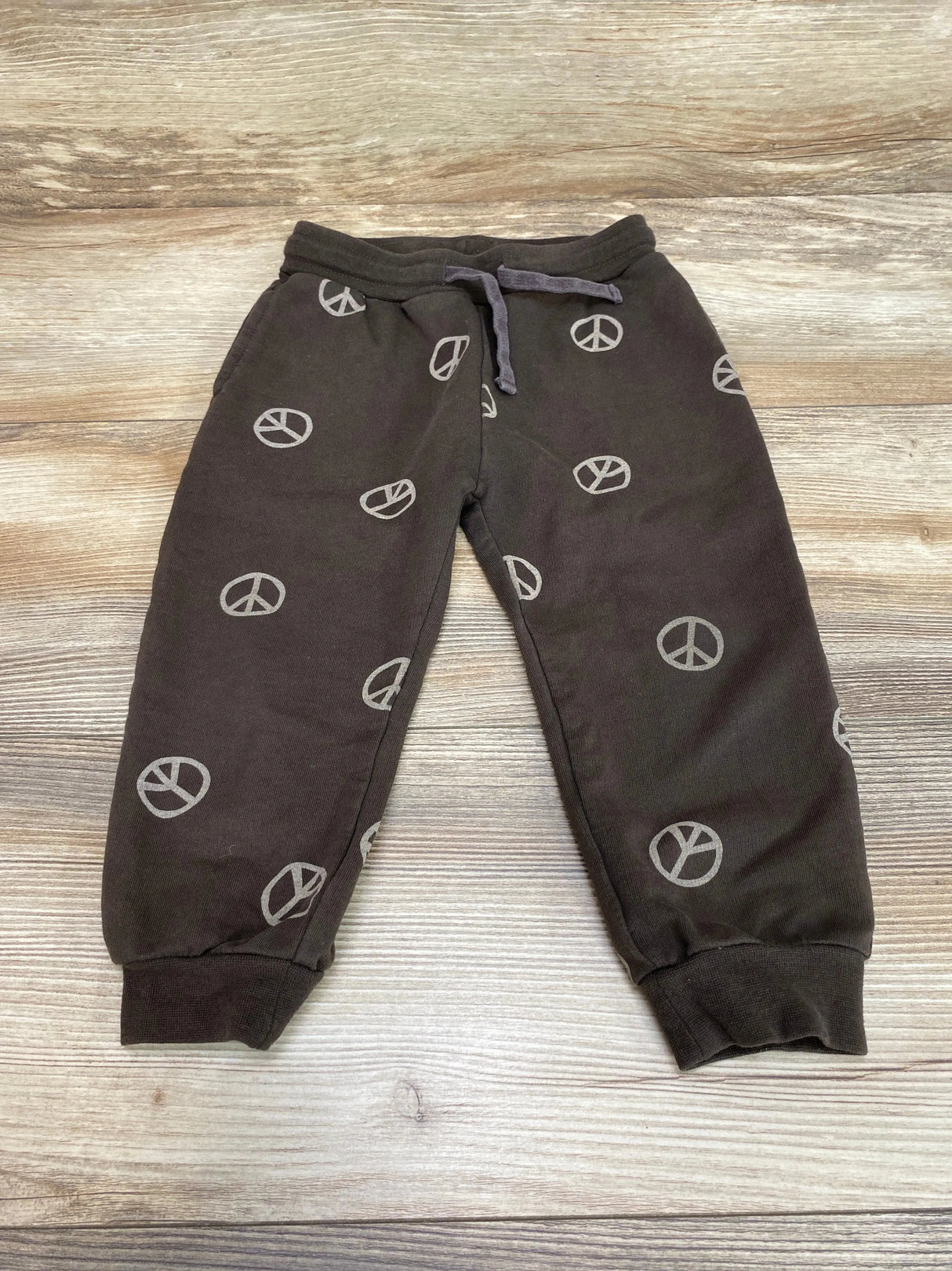 Rylee + Cru Brown Peace Jogger Sweatpants sz 18-24m