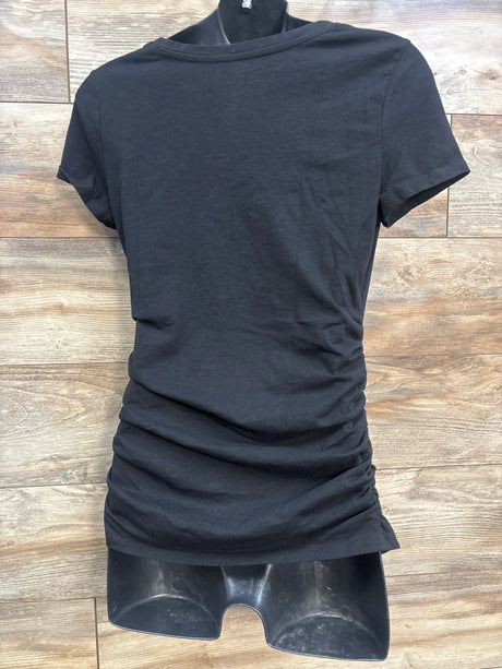 Sonoma Maternity Ruched Shirt Black sz XS - Me n Mommy To Be