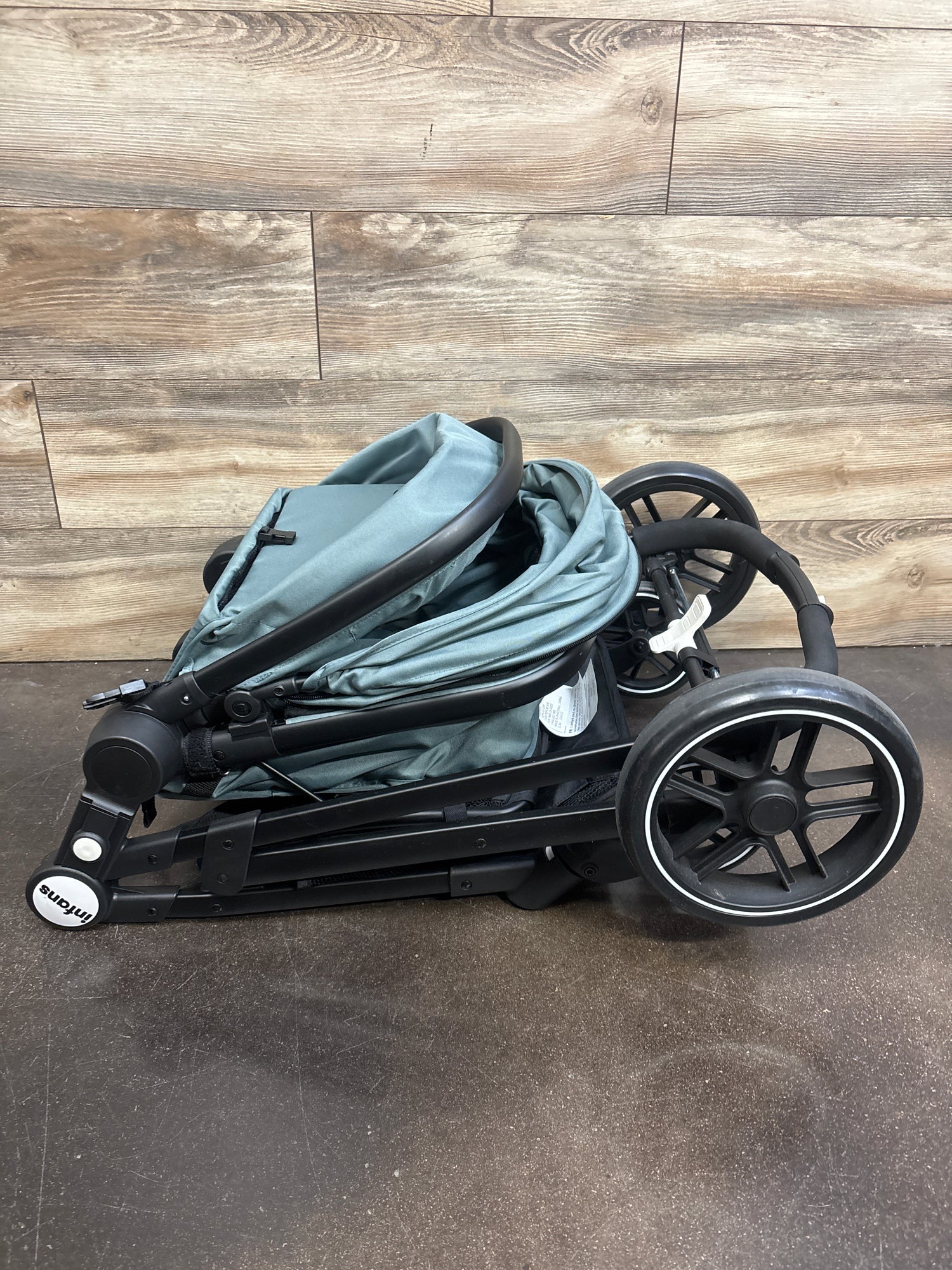 INFANS 2-in-1 Baby Stroller/Bassinet Pram in Green