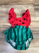 Goano Watermelon Bubble Romper Red sz 6-12m