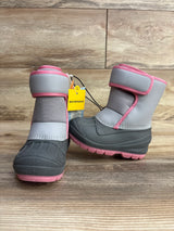 NEW Cat & Jack Lenny Winter Snow Boots Grey sz 5c
