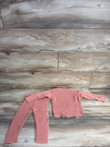 Jessica Simpson 2pc Chunky Knit Sweater & Pants Set Peach sz 18m