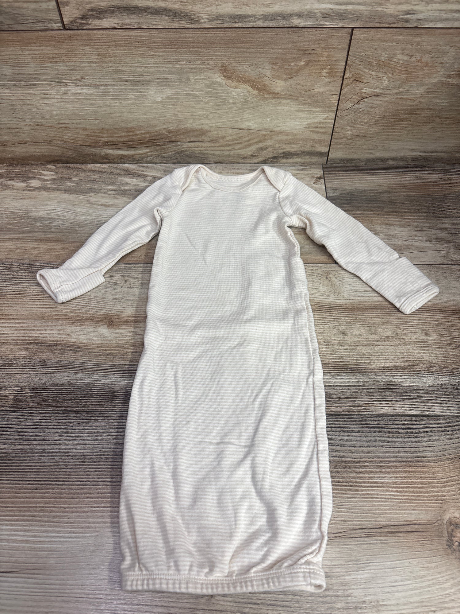 Carter's Striped Sleep Gown Beige sz Newborn