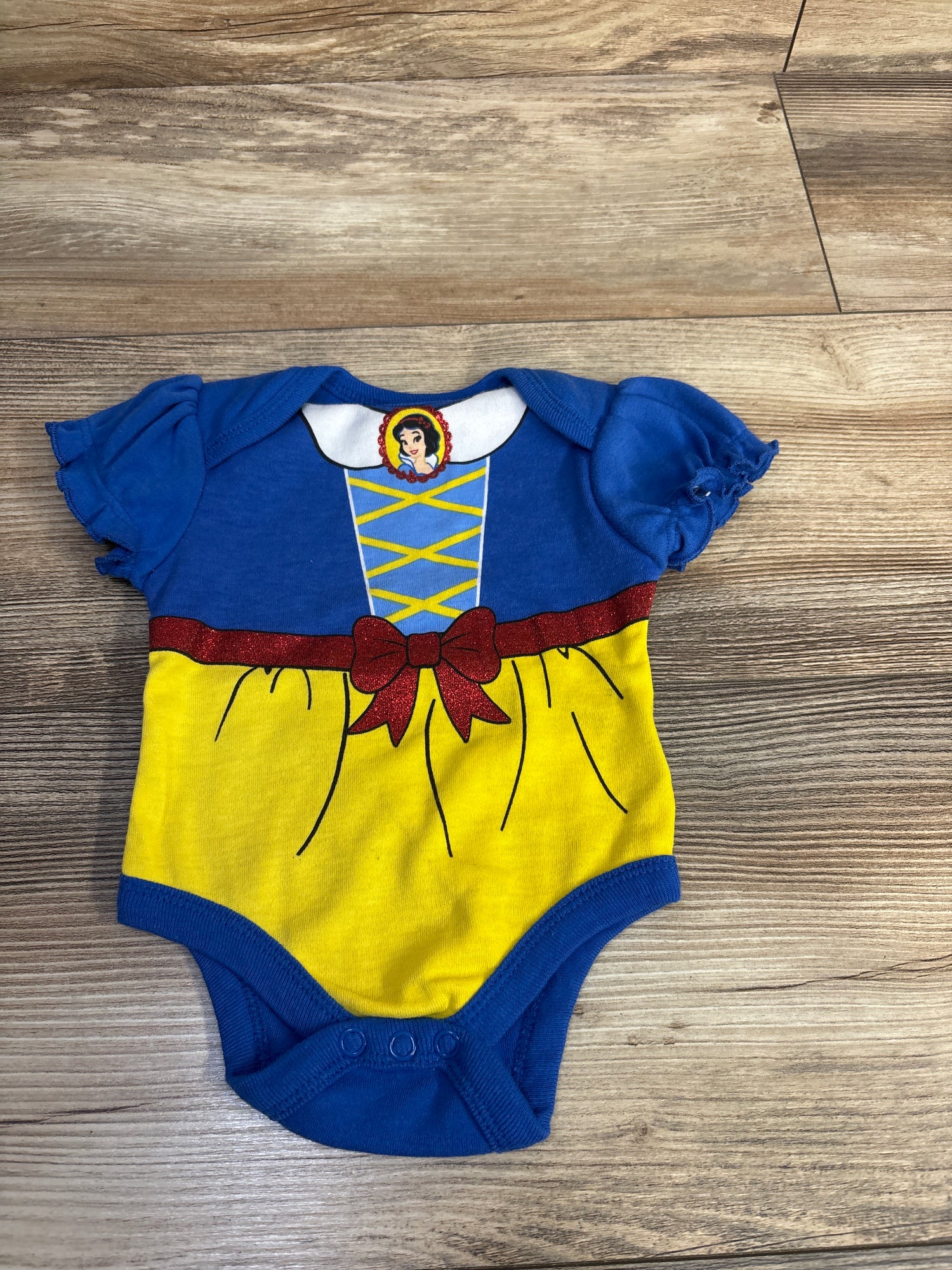 Disney Baby Snow White Bodysuit Blue sz 0-3m