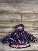 Children's Place Unicorn 3 in 1 Jacket Purple sz 18-24m