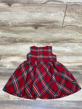 Carter's Sleeveless Plaid Dress Red sz 2T
