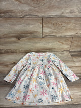 Cat & Jack Snowflake Dress Cream sz 4-5T