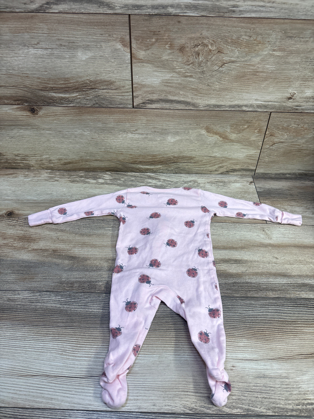 Member's Mark Ladybug Sleeper Pink sz 3m