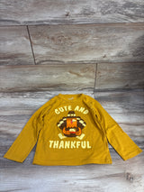 Children's Place Cute And Thankful Shirt Yellow sz 3T