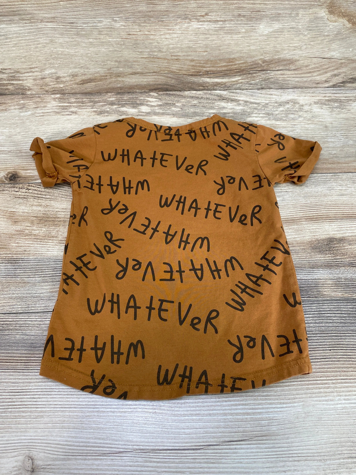 Oovy Whatever Tee Brown sz 2T