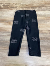 Cat & Jack Rainbow Leggings Black sz 18m