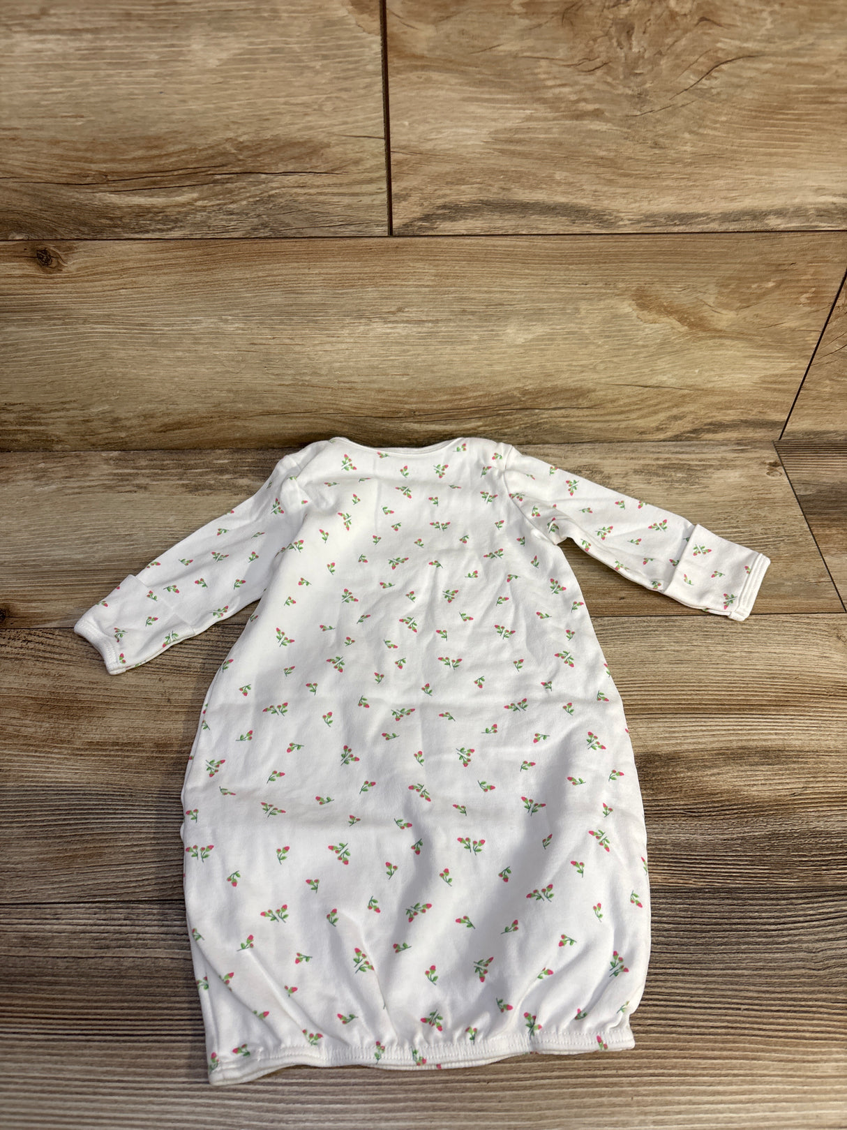 Little Me Floral Sleep Gown White sz 0-3m