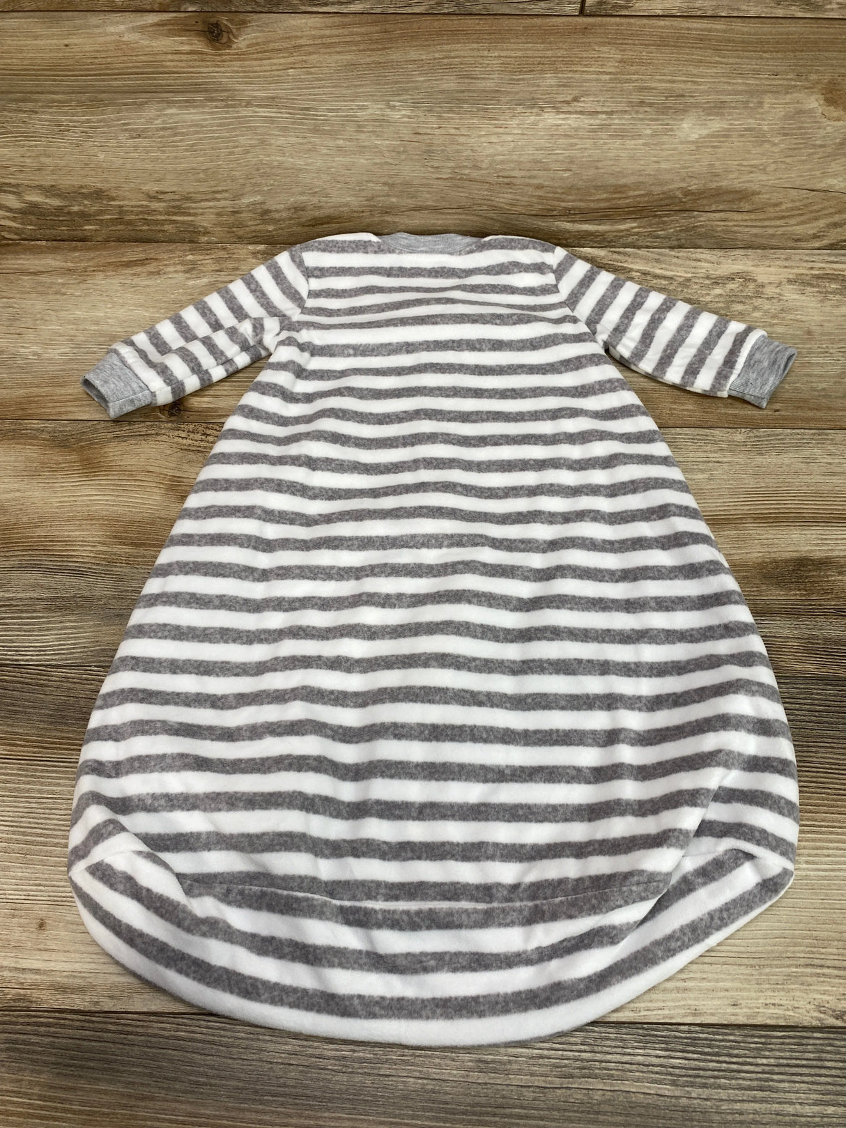 Carter's Striped Fleece Bag White/Grey sz 0-3m