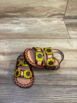 Leather Huarache Sunflower Sandals Brown sz 3c