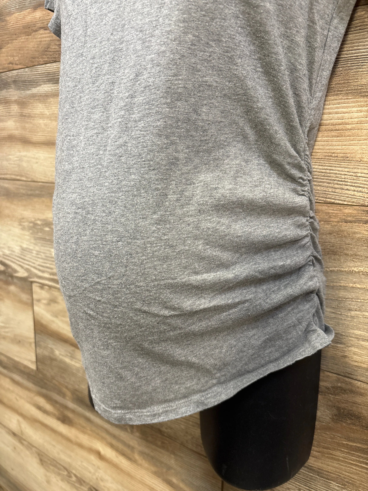 Isabel Maternity Ruched Shirt Grey sz Small