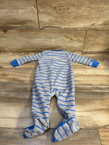 Simple Joys Striped Blanket Sleeper Grey sz 6-9m