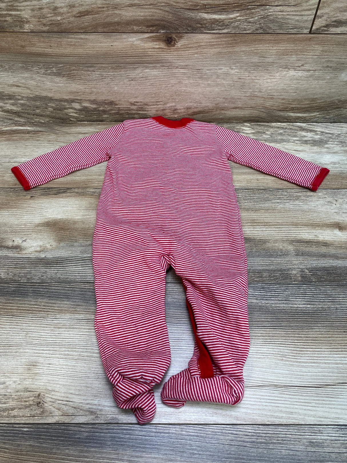 Carter's Striped Santa Sleeper Red sz 9m