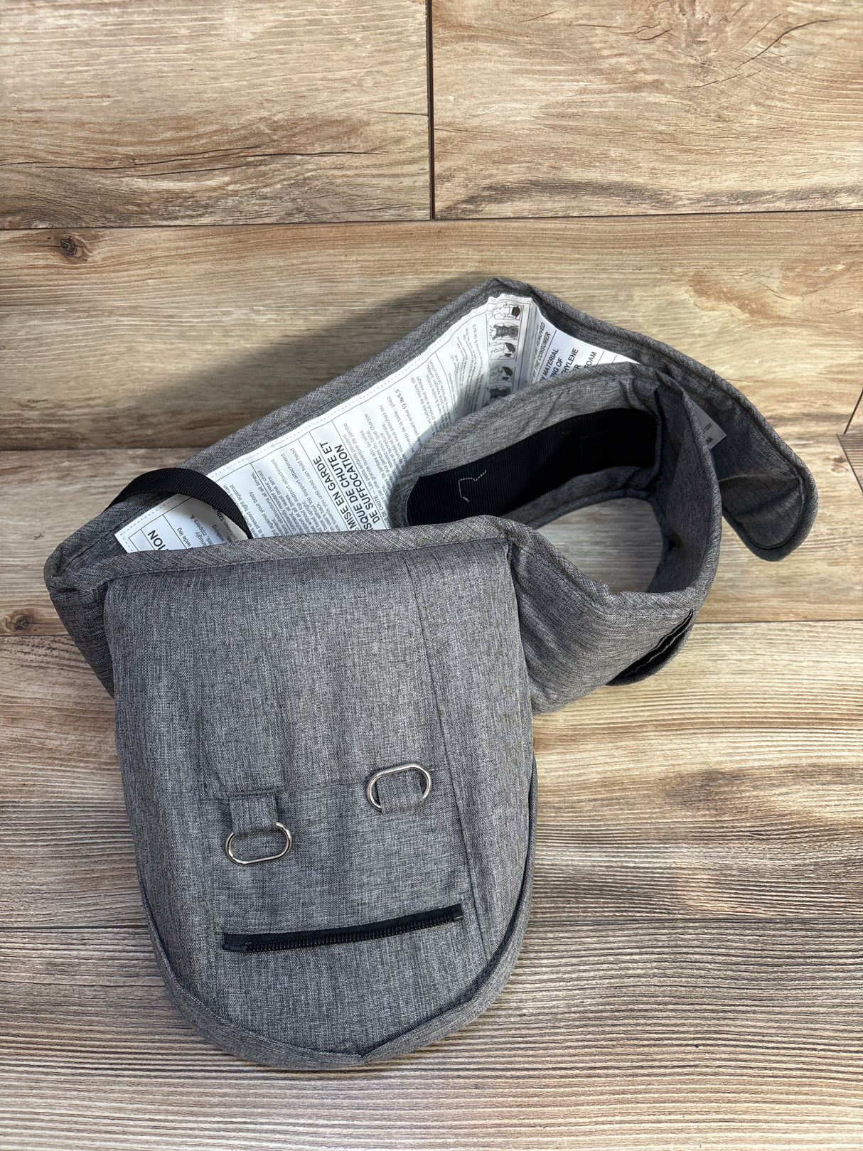 Moby 2-in-1 Baby Carrier + Hip Seat, Grey