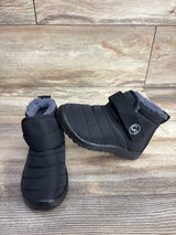 Faux Fur Lined Snow Boots Black sz 10c