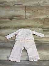 NEW Baby Gap 2pc Crochet Outfit Set Pink sz 6-12m